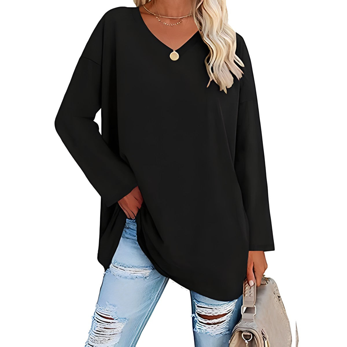 Alicia™ - Casual V-Neck Sweater