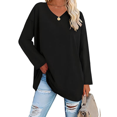 Alicia™ - Casual V-Neck Sweater