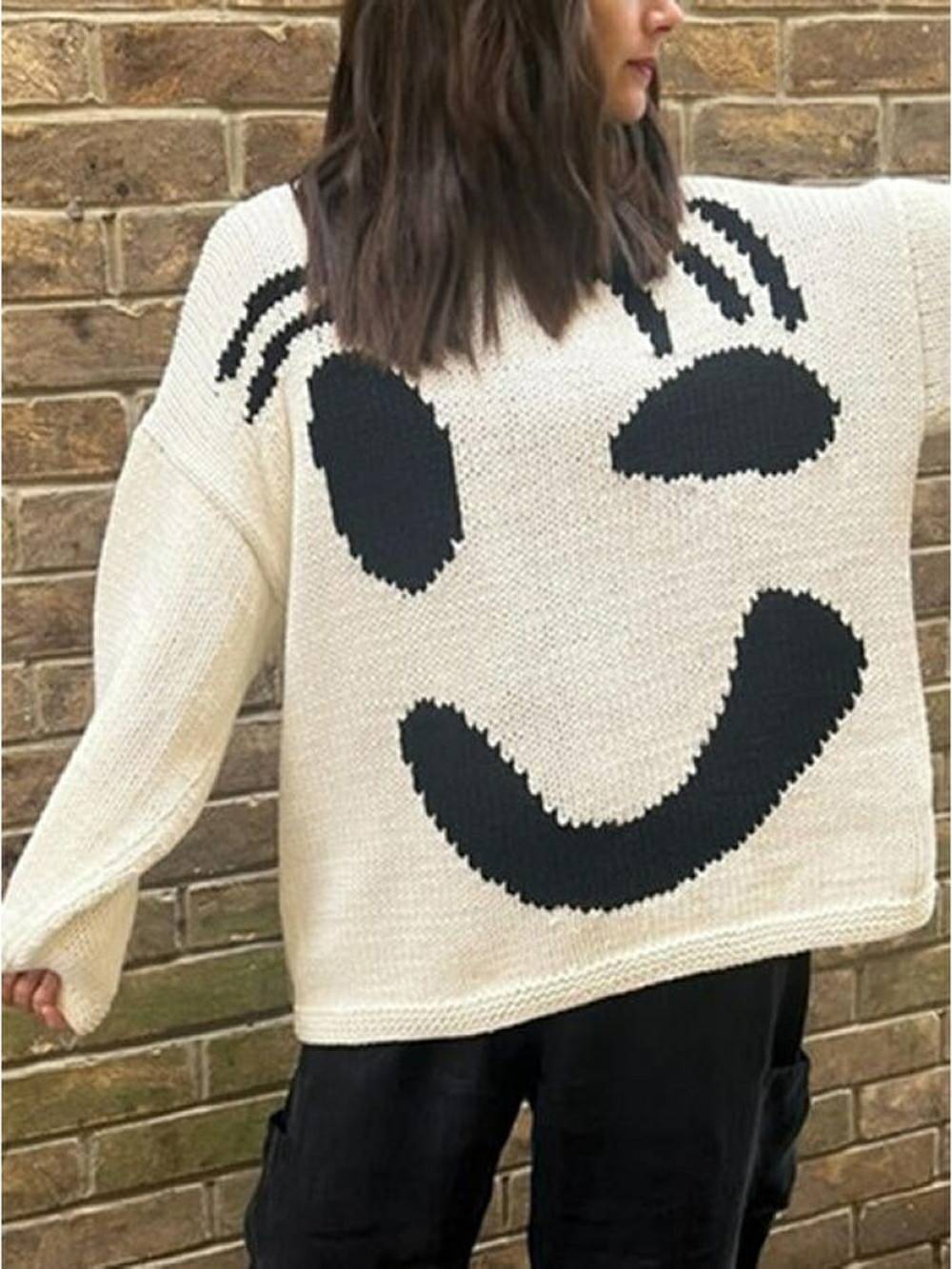 Happy Sunday Comfort Knit Sweater