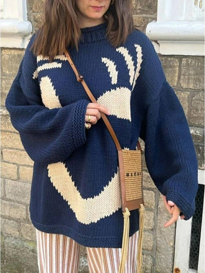 Happy Sunday Comfort Knit Sweater