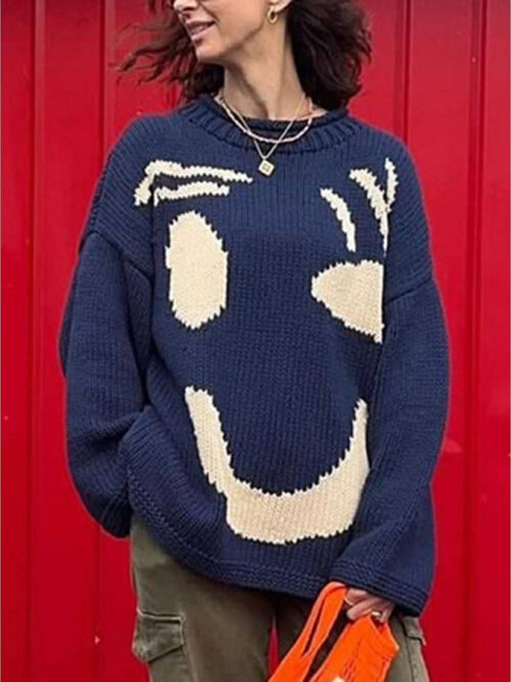 Happy Sunday Comfort Knit Sweater