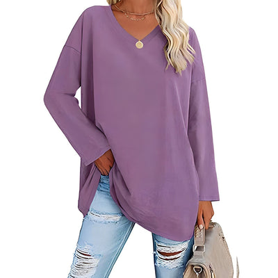 Alicia™ - Casual V-Neck Sweater