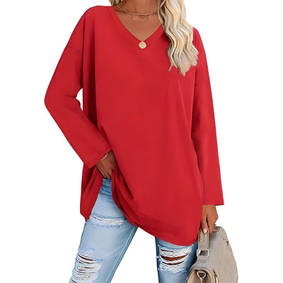 Alicia™ - Casual V-Neck Sweater