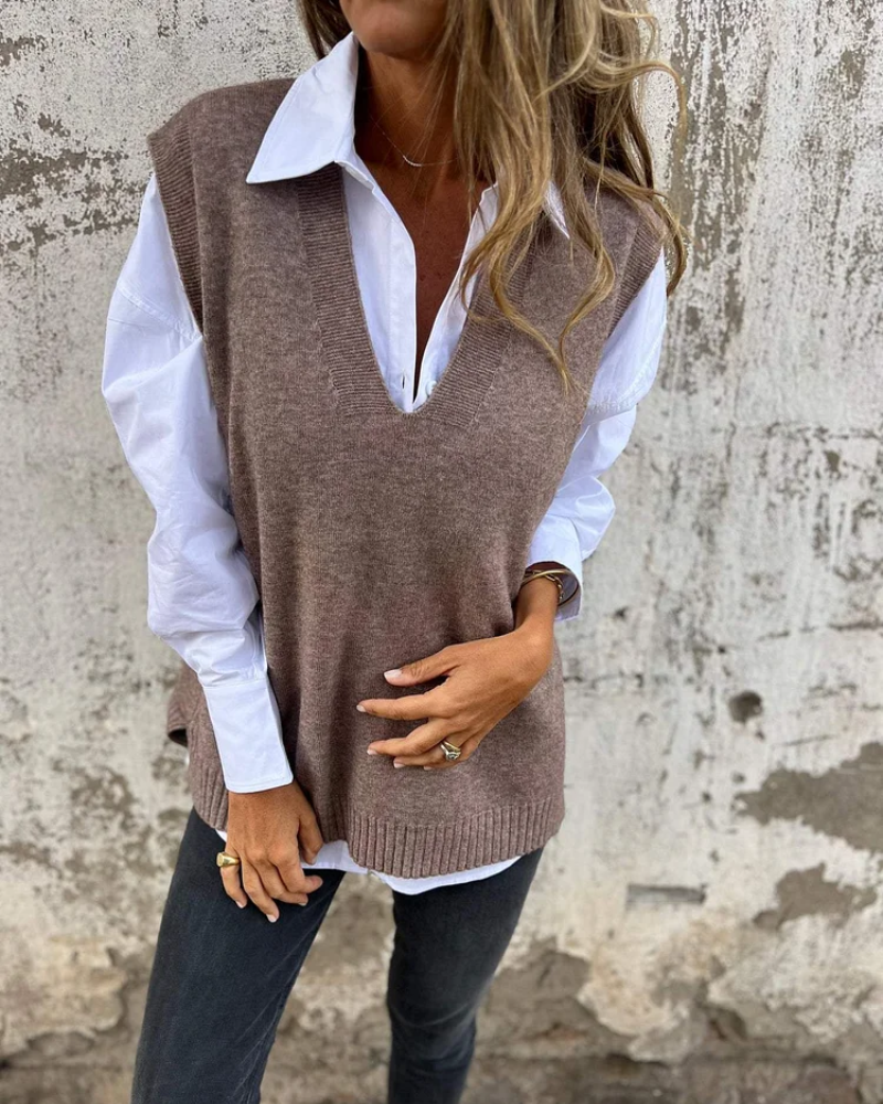 NUSA - Knitted Sweater Vest
