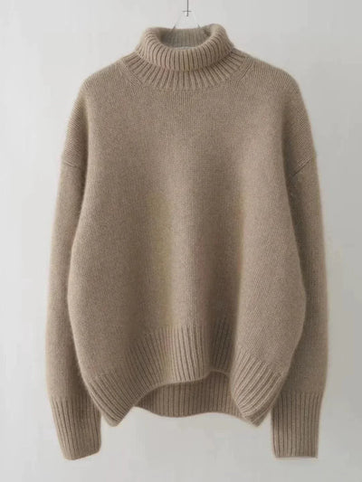 LOTTIE™ | CASHMERE PULLOVER WITH HIGH COLLAR