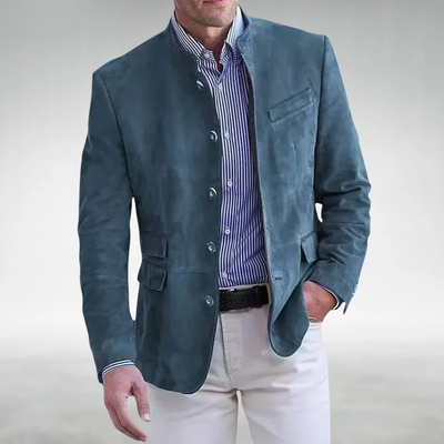 Savrani™ | Suede Leather Jacket