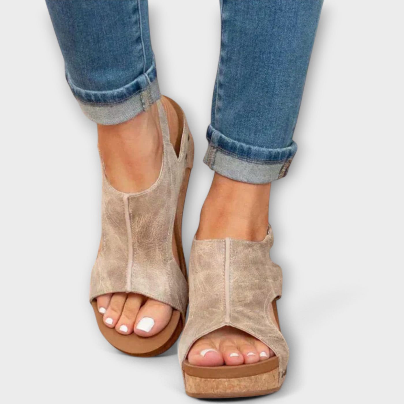 Orthopedic Shoes with Wedge Heel
