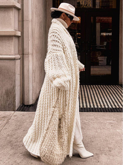 Ivory Keep Me Close Shawl Collar Cardigan