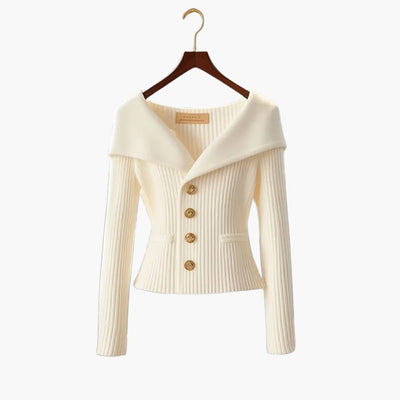 Kenny – Ribbed Button Cardigan