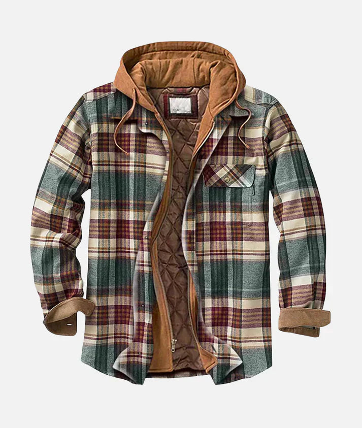 Addison™ | Stylish Patchwork Plaid Jacket