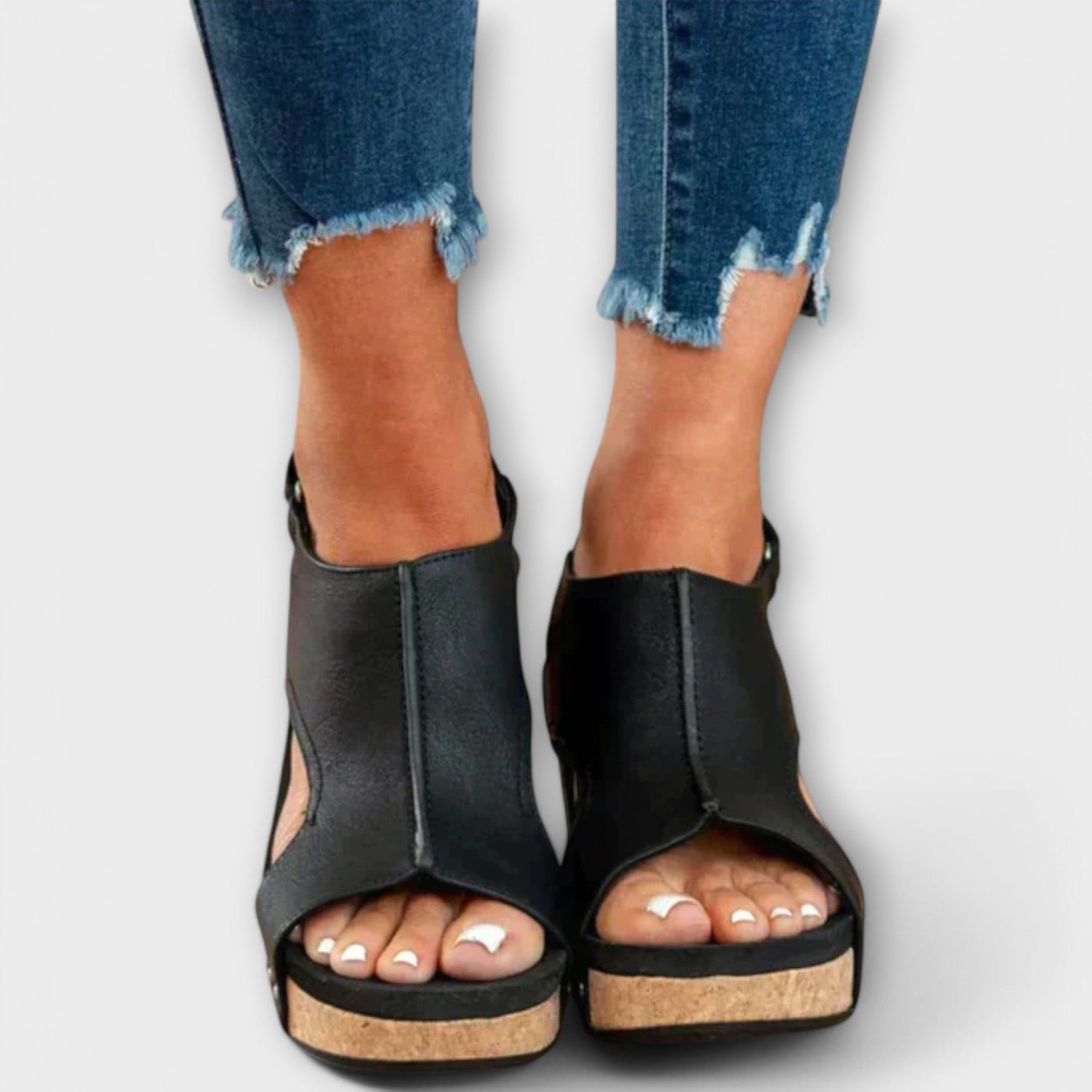 Orthopedic Shoes with Wedge Heel