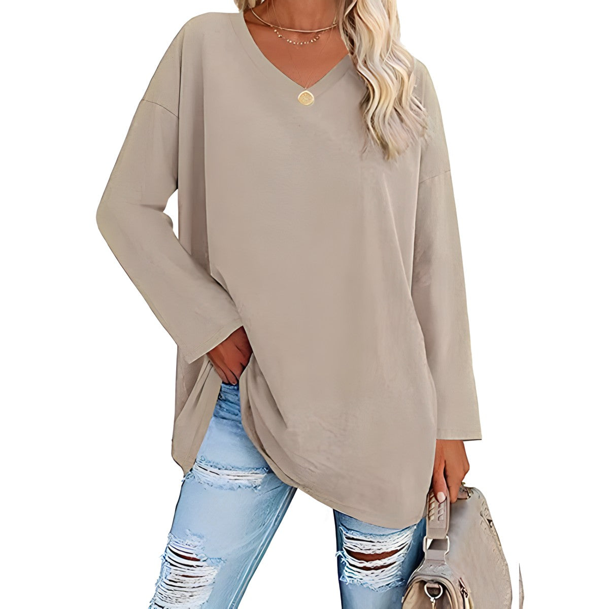 Alicia™ - Casual V-Neck Sweater