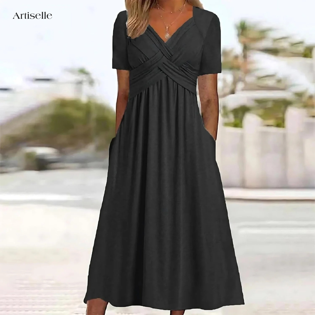 Alena | Blanka - Elegant Dress with Belly Coverage