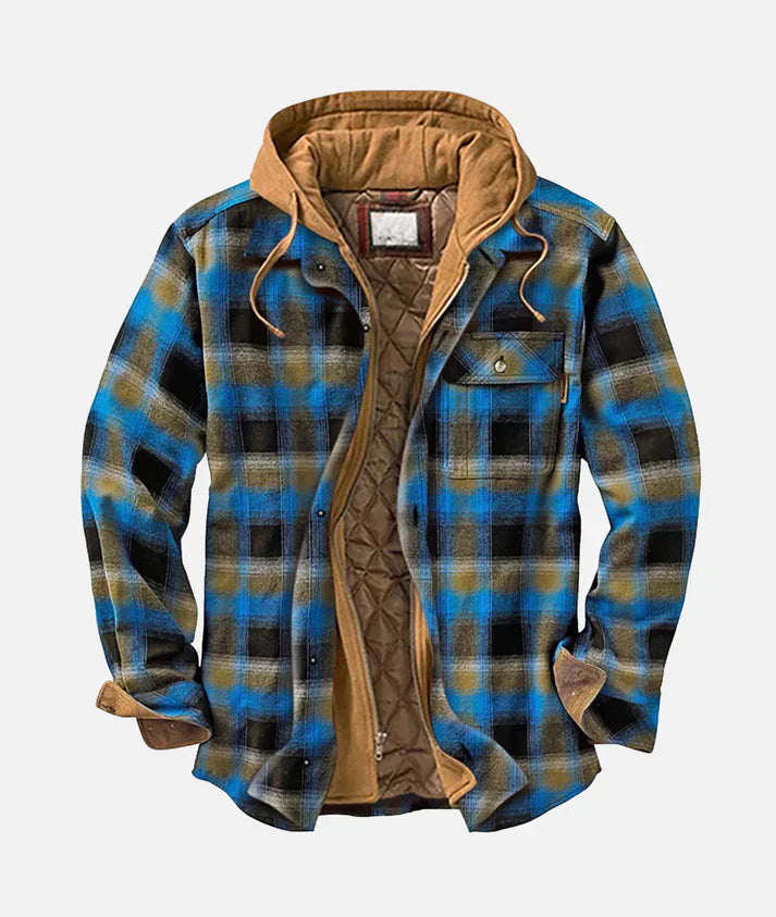 Addison™ | Stylish Patchwork Plaid Jacket