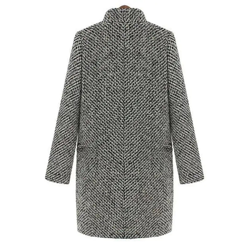 Delphine™ | Elegant Long Wool Coat