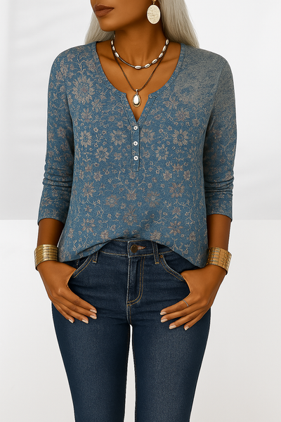 Alina - Elegant Boho Blouse