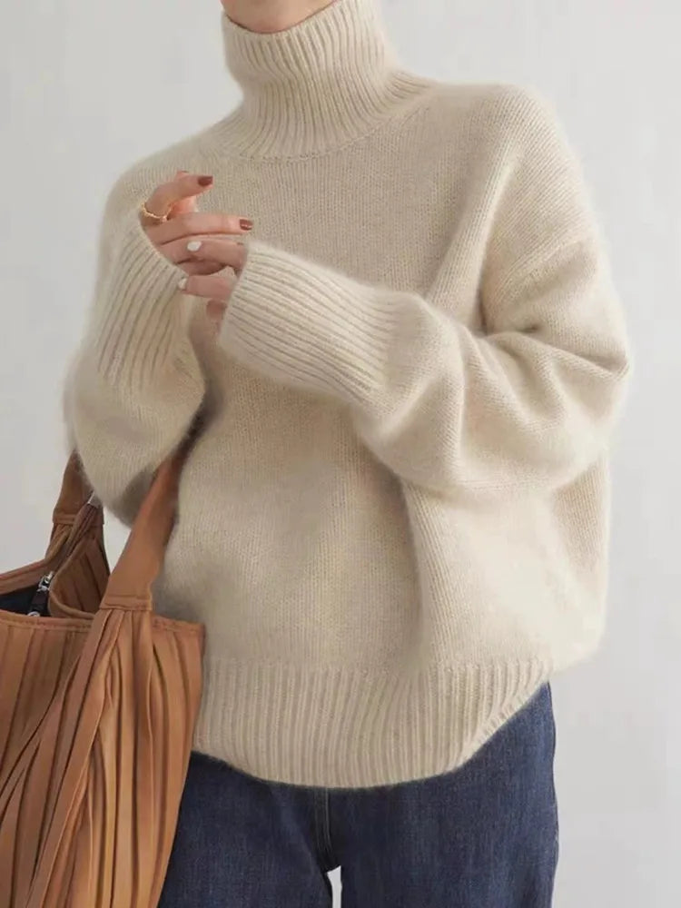 Emma - High Collar Cashmere