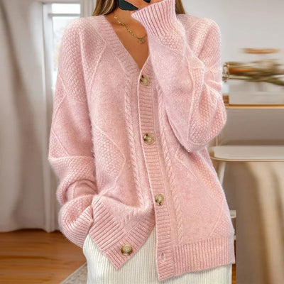 Eloise | Cable Knit Cardigan