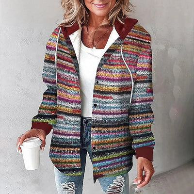 Jemima™ | Women's Buttoned Plaid Jacket