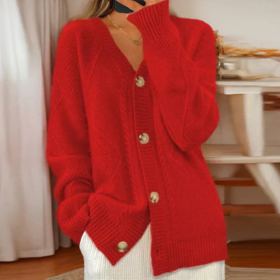 Eloise | Cable Knit Cardigan