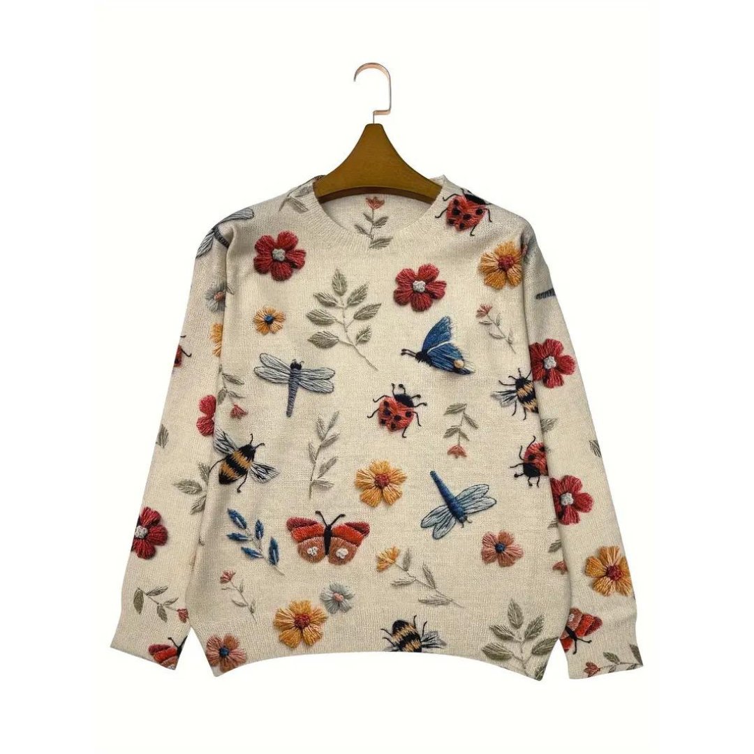 Flor™ - Playful Garden Long Sleeve Shirt