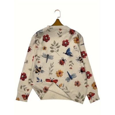 Flor™ - Playful Garden Long Sleeve Shirt