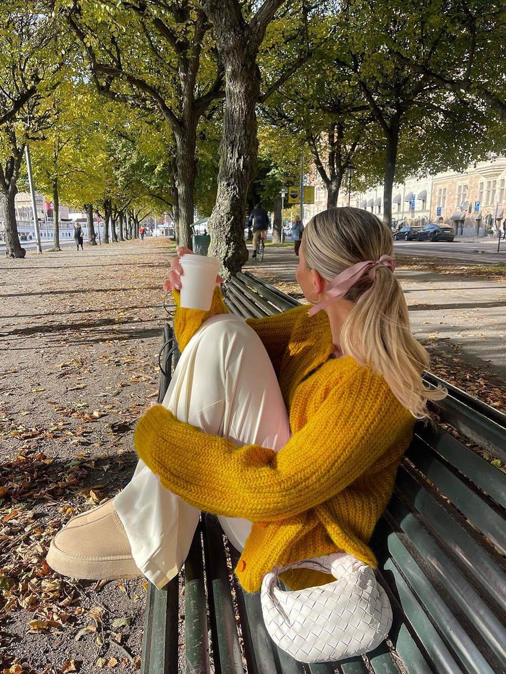 Casual Style Loose Solid Color Long Sleeve Cardigan