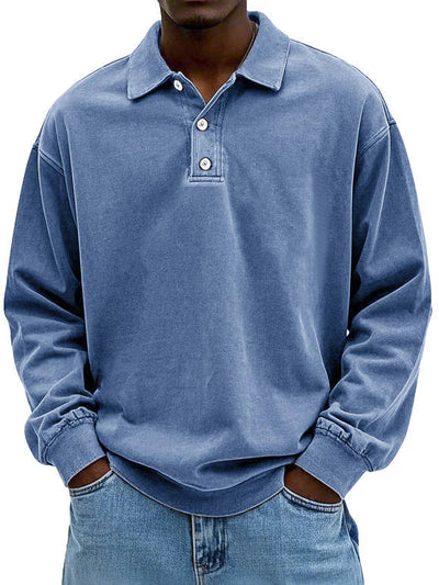 Nathan™ Men's Polo with Long Sleeves