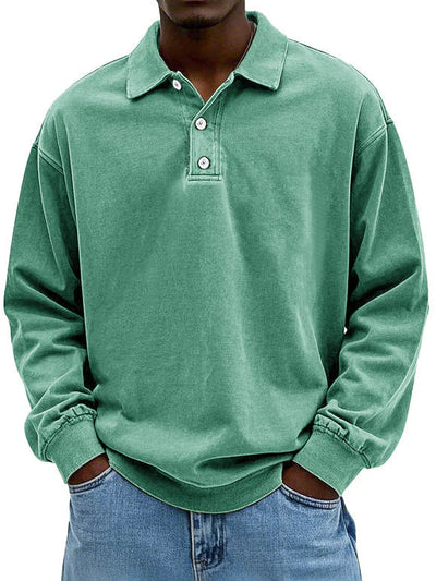 Nathan™ Men's Polo with Long Sleeves