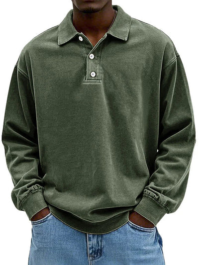 Nathan™ Men's Polo with Long Sleeves