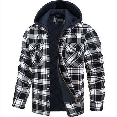 Declan | Checkered Jacket with Zipper