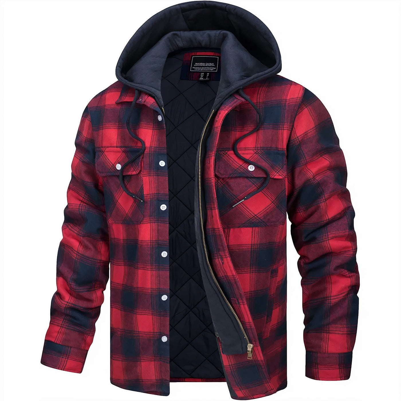Declan | Checkered Jacket with Zipper