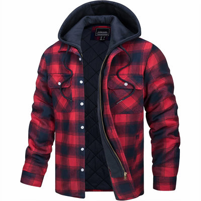 Declan | Checkered Jacket with Zipper