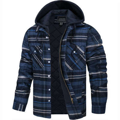 Declan | Checkered Jacket with Zipper